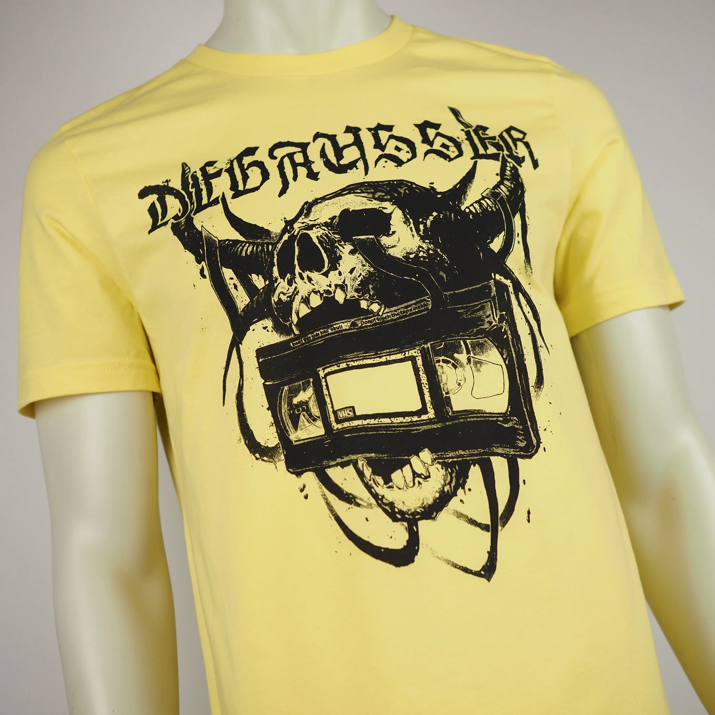 Degausser Video Home Skull - Shirt - Yellow - Image 2