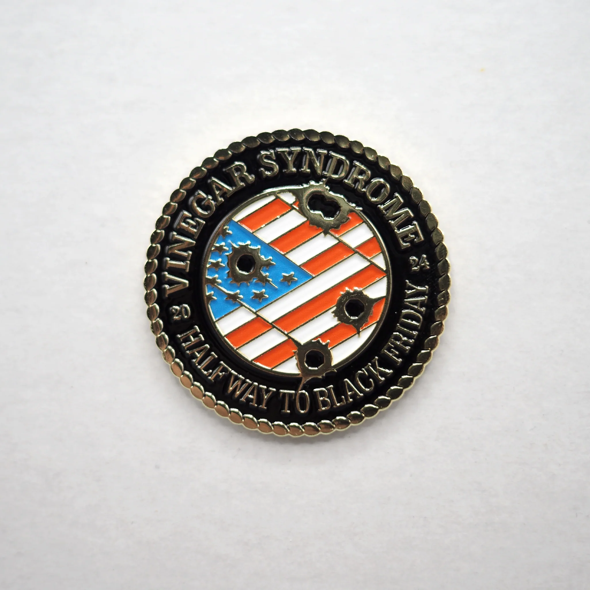 Halfway to Black Friday 2024 - 'Flag' - Enamel Pin