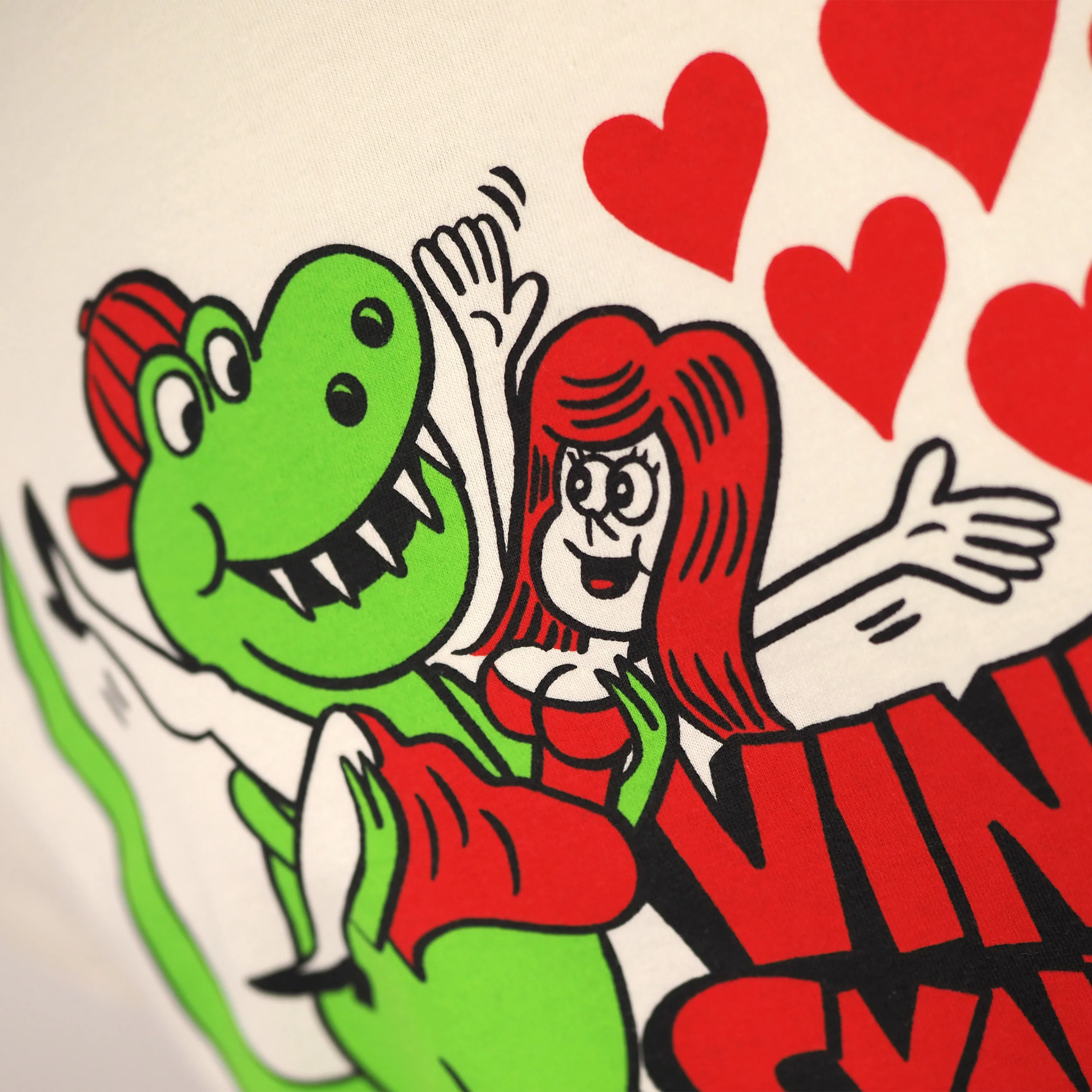 Tammy and Her T-Rex Valentine - Relaxed Fit Heavyweight Shirt - Image 7
