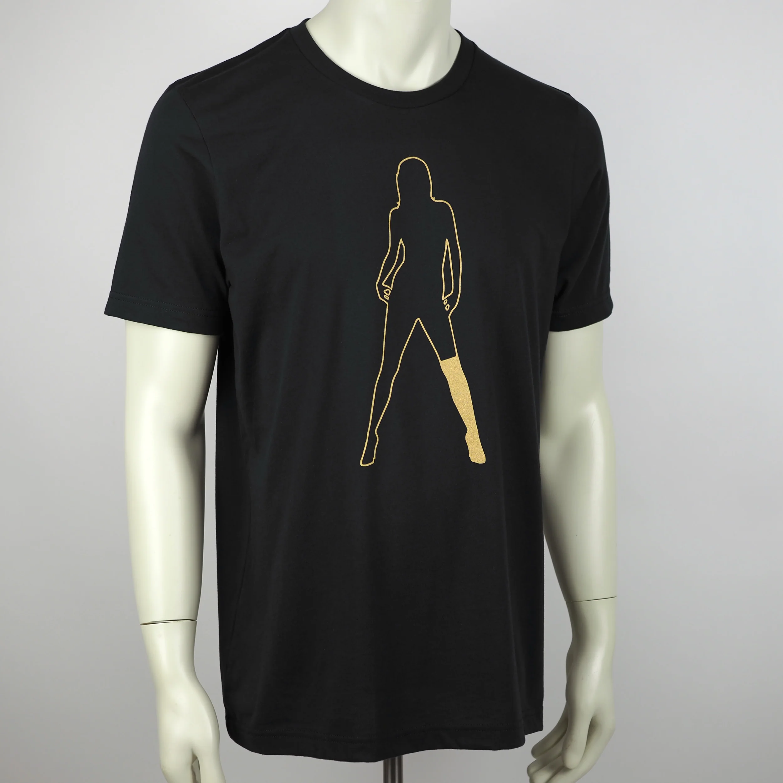 VS Logo - Metallic Gold - Shirt - Image 3