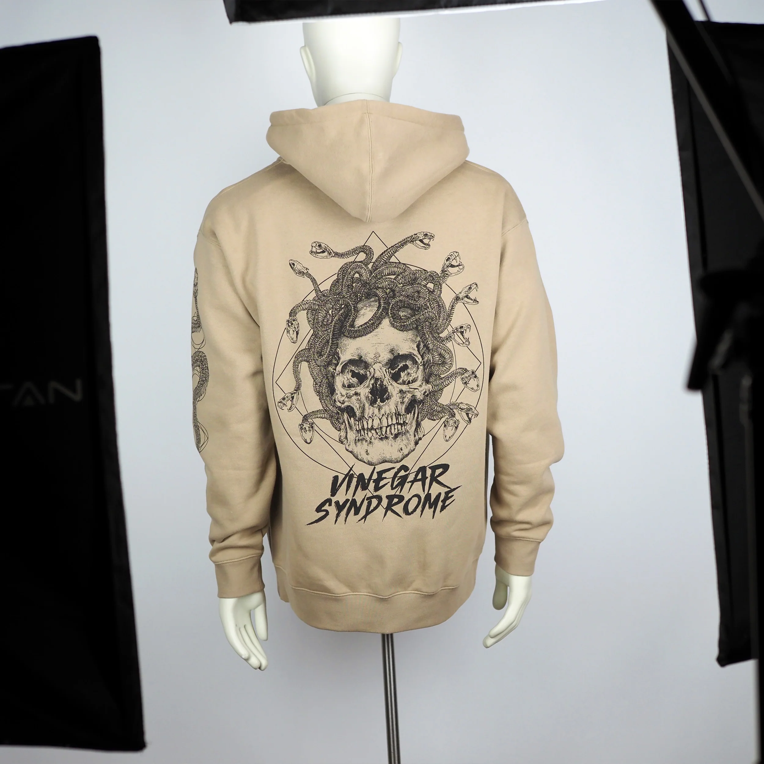 VS Medusa Skull - Heavyweight Zippered Hoodie - Image 21
