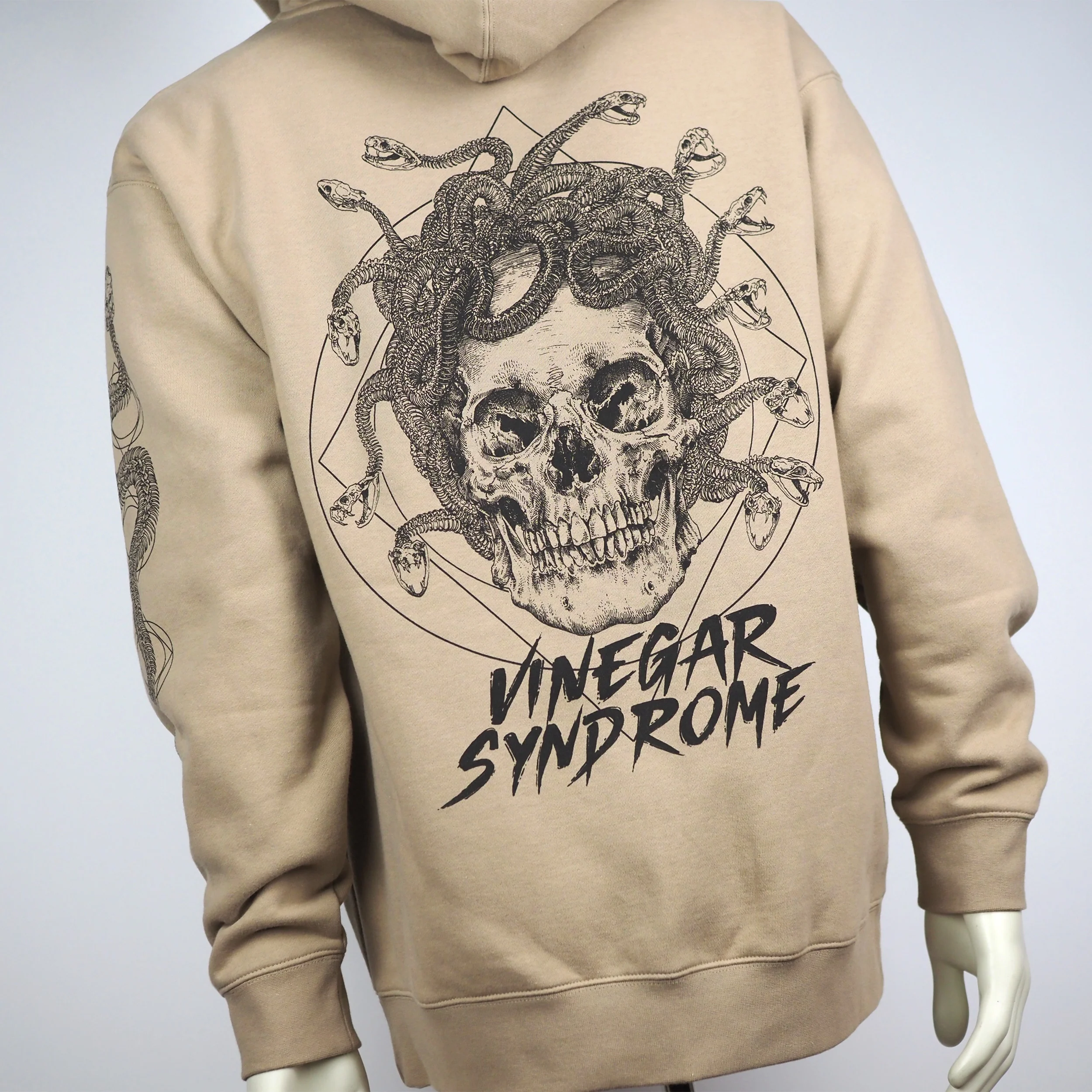VS Medusa Skull - Heavyweight Zippered Hoodie - Image 22