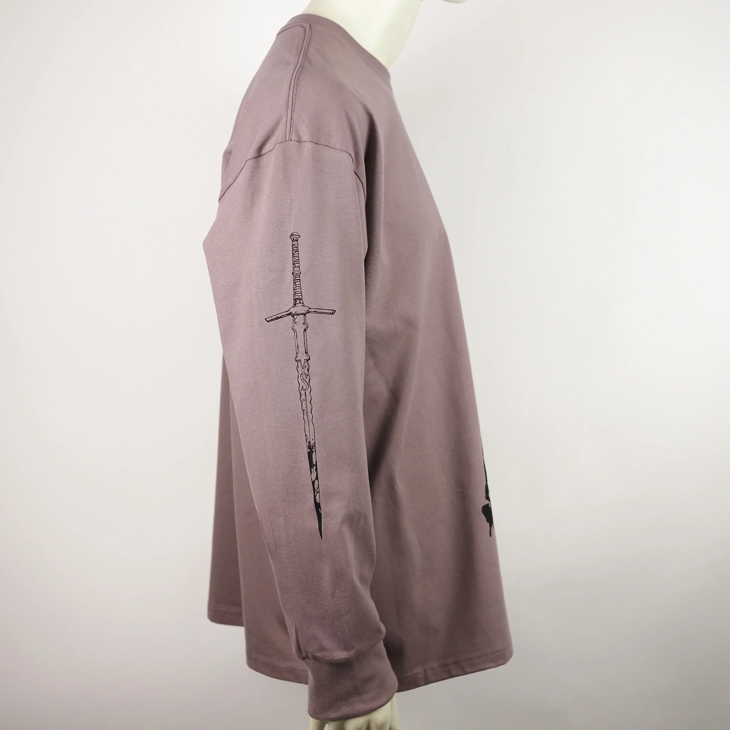 VS Swordstress - Relaxed Fit Heavyweight Long Sleeve Shirt - Image 3